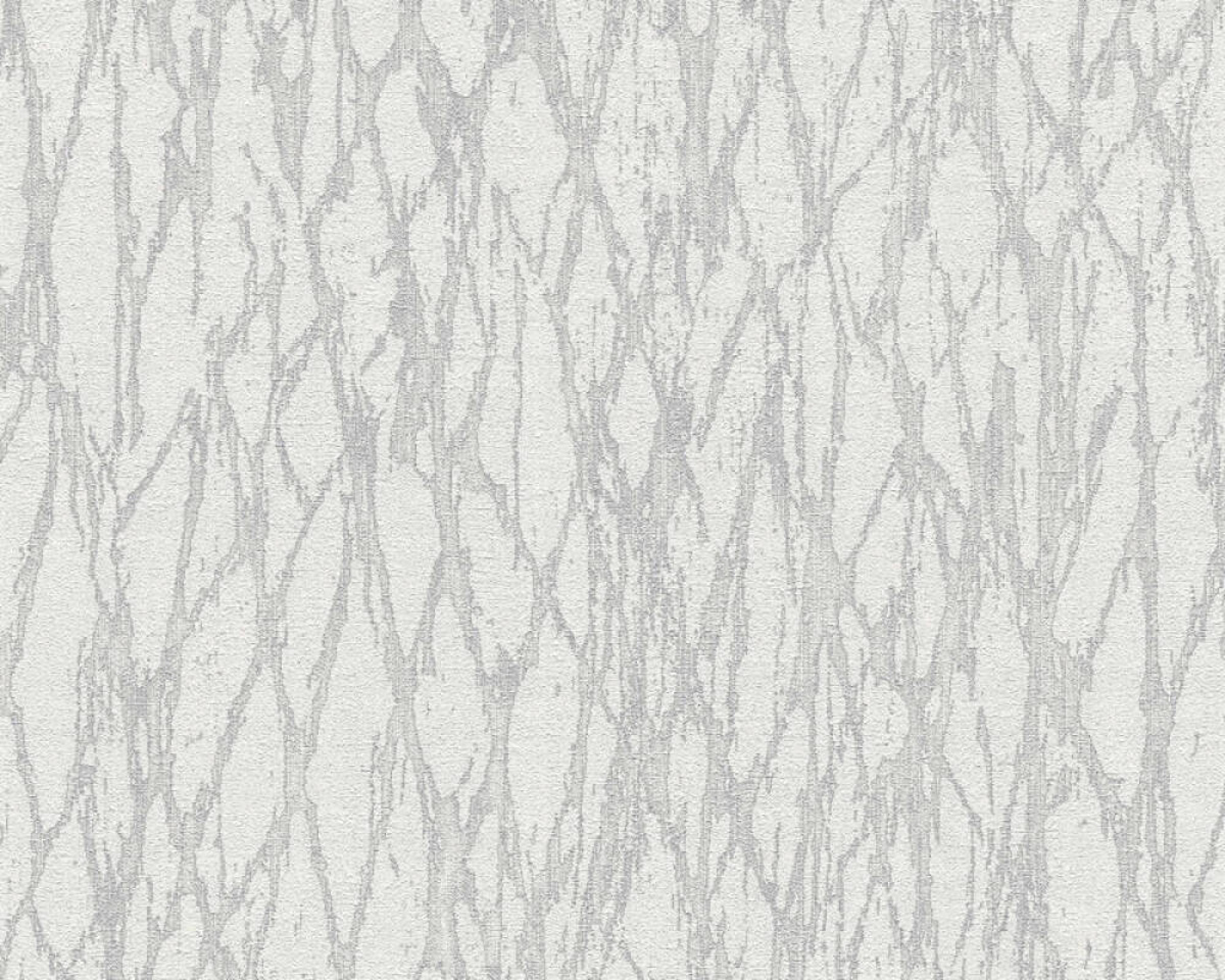 Moderná tapeta s imitáciou kôry stromu, zdobená trblietkami v šedých odtieňoch, 39563-2